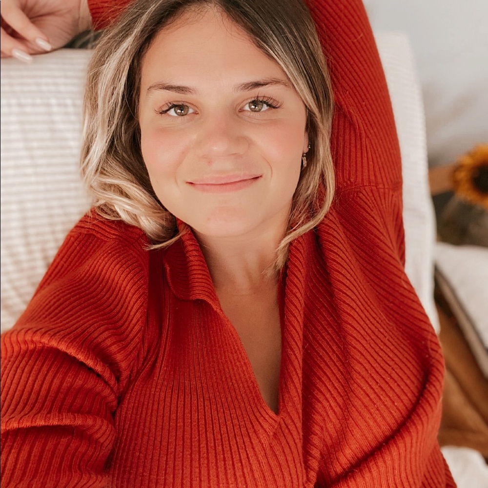 vintage collar sweater